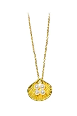 Pendentif coquillage Or