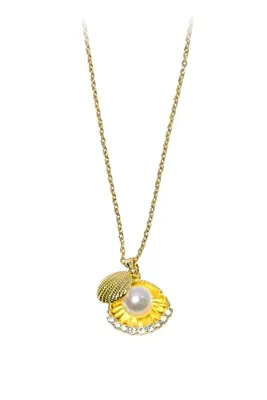 Pendentif coquillage Or