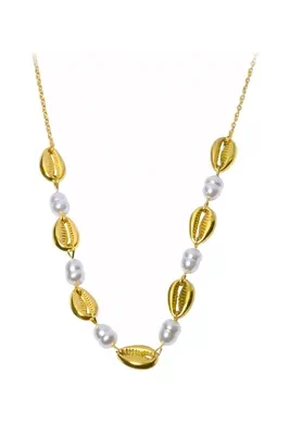 Collier graine de café Or