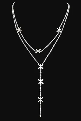 Collier yaz fatma Argent