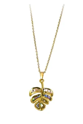 Pendentif feuille de la vie Or