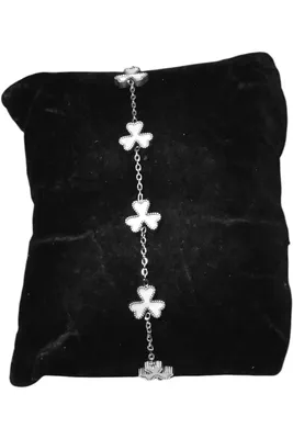 Bracelet fleur Argent