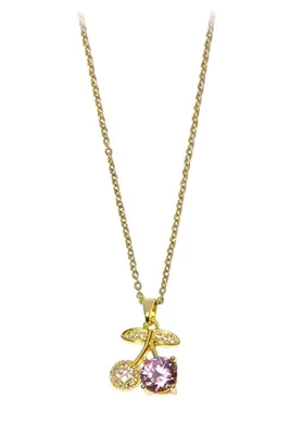 Pendentif cerise Or