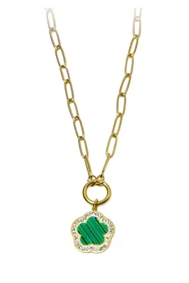 Pendentif fleur Or