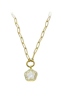 Pendentif fleur Or