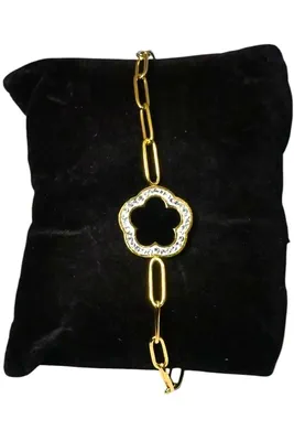 Bracelet fleur Or