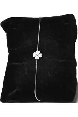Bracelet fleur Argent