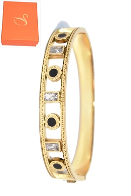 Coffret cadeaux jonc bracelet Or