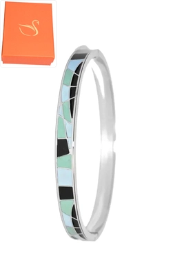 Coffret cadeaux jonc émail Argent