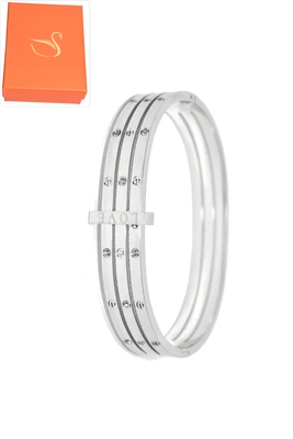 Coffret cadeaux jonc love Argent