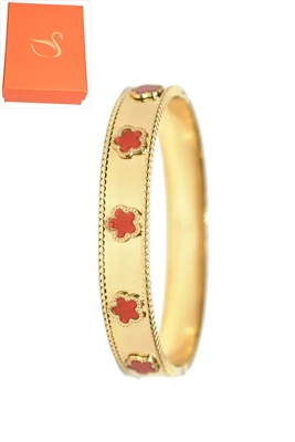 Coffret cadeaux jonc Fleur Or