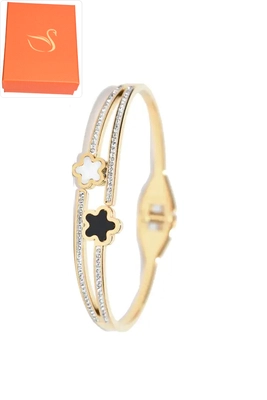 Coffret cadeaux jonc fleur Or