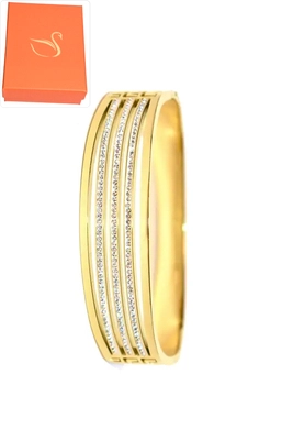 Coffret cadeaux jonc bracelet Or