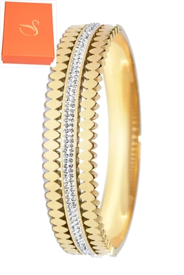 Coffret cadeaux jonc bracelet Or