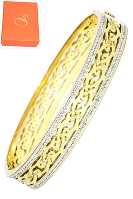Coffret cadeaux jonc torsade Or