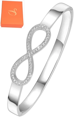 Coffret cadeaux jonc infini Argent