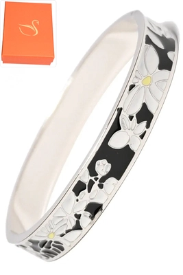Coffret cadeaux jonc émail Argent