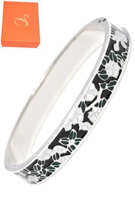 Coffret cadeaux jonc émail Argent