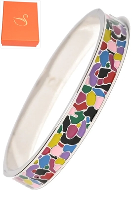 Coffret cadeaux jonc émail Argent
