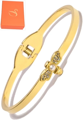 Coffret cadeaux jonc abeille Or