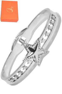 Coffret cadeaux jonc étoile Argent