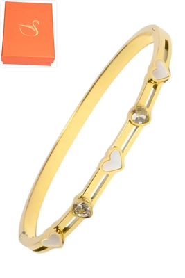 Coffret cadeaux jonc Coeur Or