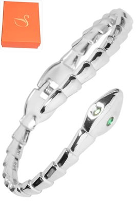Coffret cadeaux jonc serpent Argent