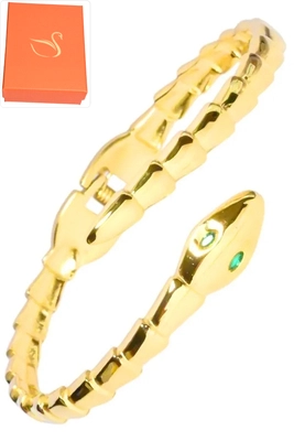 Coffret cadeaux jonc serpent Or