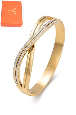Coffret cadeaux jonc infini Or