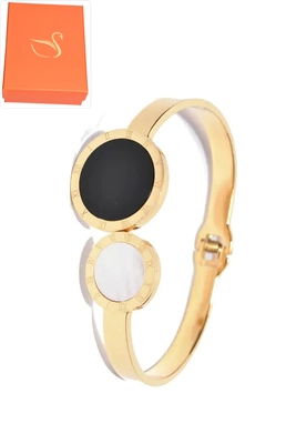 Coffret cadeaux jonc rond chiffre romain Or