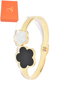 Coffret cadeaux jonc fleur Or