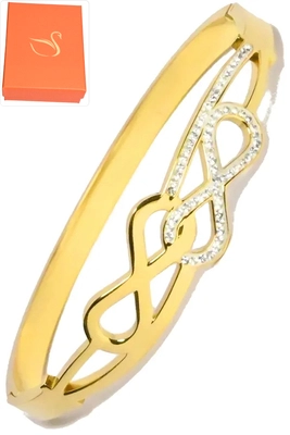 Coffret cadeaux jonc infini Or