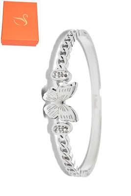 Coffret cadeaux jonc papillon Argent