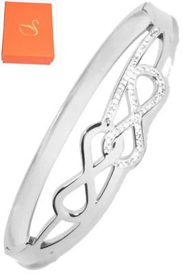 Coffret cadeaux jonc infini Argent