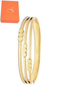 Coffret cadeaux jonc bracelet Or