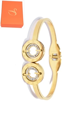 Coffret cadeaux jonc bracelet Or