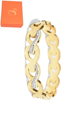 Coffret cadeaux jonc bracelet Or