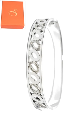 Coffret cadeaux jonc ovale Argent