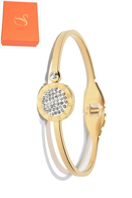 Coffret cadeaux jonc chiffre romain Or