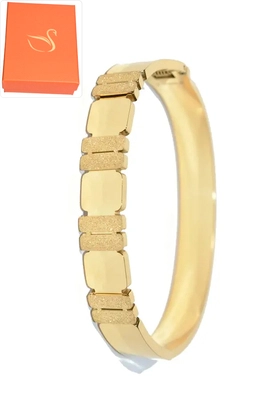 Coffret cadeaux jonc bracelet Or