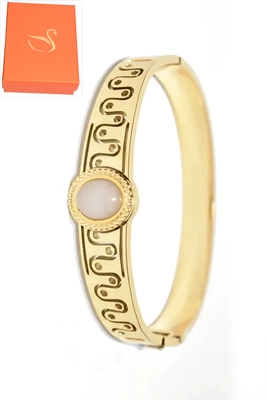 Coffret cadeaux jonc bracelet Or