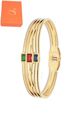 Coffret cadeaux jonc bracelet Or