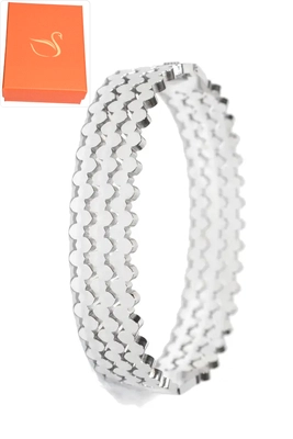 Coffret cadeaux jonc bracelet Argent