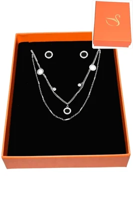 Coffret chiffre romain parure bijoux collection hervé aliex Argent