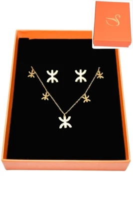 Coffret yaz fatma parure bijoux collection hervé aliex Or