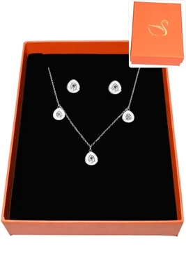 Coffret goutte parure bijoux collection hervé aliex Argent