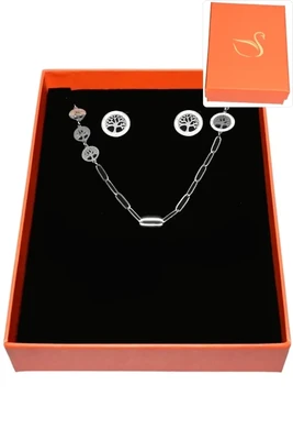 Coffret arbre de la vie parure bijoux collection hervé aliex Argent