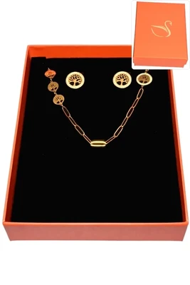 Coffret arbre de la vie parure bijoux collection hervé aliex Or