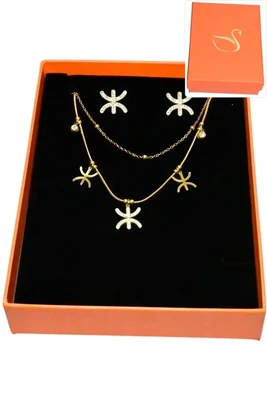 Coffret yaz fatma parure bijoux collection hervé aliex Or