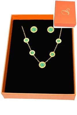 Coffret chiffre romain parure bijoux collection hervé aliex Or